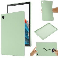 Защитный чехол Deexe Silicone Shell для Samsung Galaxy Tab A8 10.5 (X200/205) - Green