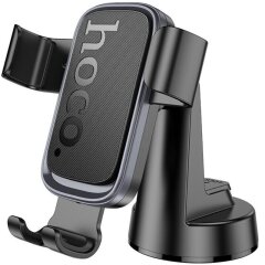 Автомобільний тримач Hoco H81 - Black / Metal Gray