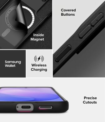 Захисний чохол Ringke Onyx Magnetic (FP) для Samsung Galaxy S26 FE (8800380463837) - Black