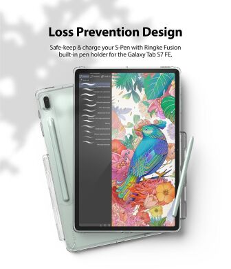 Защитный чехол Ringke T Fusion для Samsung Galaxy Tab S7 FE (T730/T736) 8809818847010 - Clear