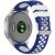 Ремінець Deexe Dot Color для годинників з шириною кріплення 18 мм - Blue / White
