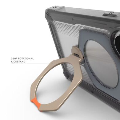 Ударостійкий чохол URBAN ARMOR GEAR Plasma XTE 360 для Samsung Galaxy S26 Ultra (S948) 214525113131 - Ash / Pop Orange