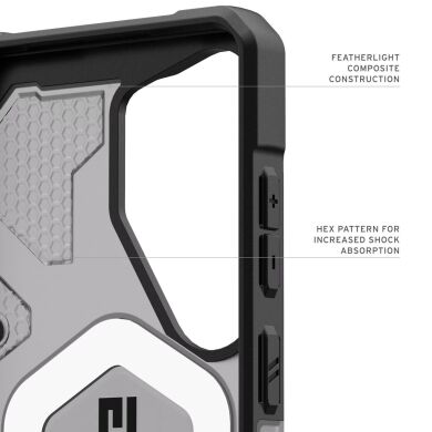 Захисний чохол URBAN ARMOR GEAR Pathfinder Clear Pro для Samsung Galaxy S26 Ultra (S948) 214526113140 - Ash / Black