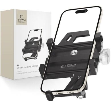 Велосипедний тримач Tech-Protect V1 Universal Mount - Black