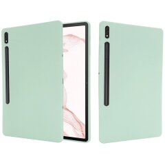 Защитный чехол Deexe Silicone Shell для Samsung Galaxy Tab S9 FE Plus (X610.616) - Green