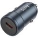 Автомобильное зарядное устройство Hoco Z57 Glorious PD30W - Metal Gray. Фото 4 из 7