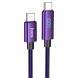 Кабель Hoco U125 Benefit 100W Type-C to Type-C (1.2m) - Purple
