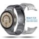 Ремешок Deexe Stainless Steel для Samsung Galaxy Watch 4 / 4 Classic / 5 / 5 Pro - Titanium Grey. Фото 4 из 7