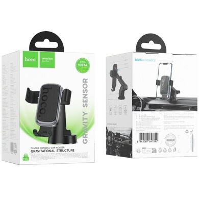 Автомобільний тримач Hoco H81 - Black / Metal Gray