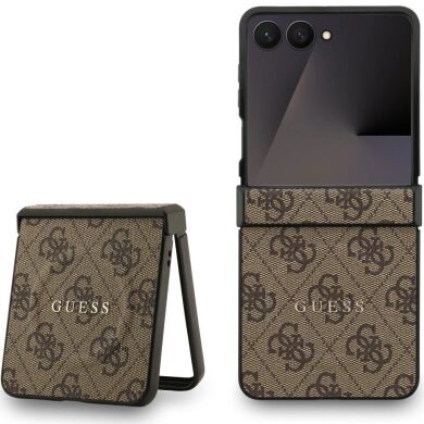 Защитный чехол Guess 4G Classic MagSafe для Samsung Galaxy Flip 7 (GUHMZF7P4MSEGCW) - Brown