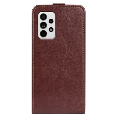 Чехол Deexe Flip Case для Samsung Galaxy A33 - Brown