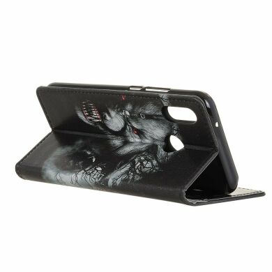 Чехол Deexe Life Style Wallet для Samsung Galaxy A10s (A107) - Wolf Printing Magnetic Leather
