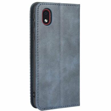 Чехол Deexe Retro Style для Samsung Galaxy A01 Core (A013) - Dark Blue