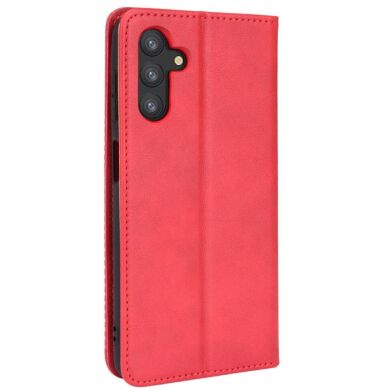 Чехол Deexe Retro Wallet для Samsung Galaxy A13 5G (A136) / A04s (A047) - Red