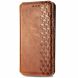 Чехол Deexe Rhombus Wallet для Samsung Galaxy A06 (A065) - Brown. Фото 4 из 6