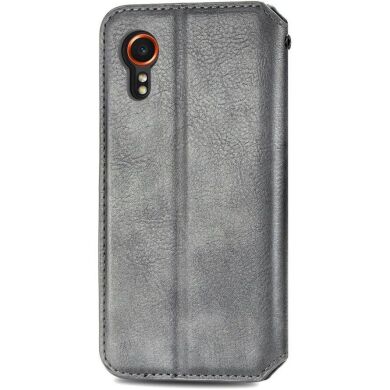 Чохол Deexe Rhombus Wallet для Samsung Galaxy Xcover 7 (G556) - Grey