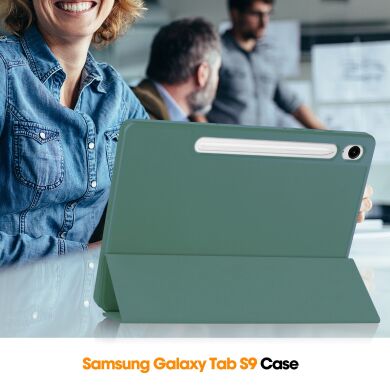 Чохол Deexe Smart Case для Samsung Galaxy Tab S10 Lite (X400/X406) - Mint Green