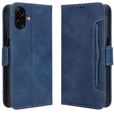 Чехол Deexe Wallet Stand для Samsung Galaxy A07 (A075) - Blue