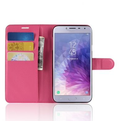 Чехол-книжка Deexe Book Type для Samsung Galaxy J4 2018 (J400) - Rose