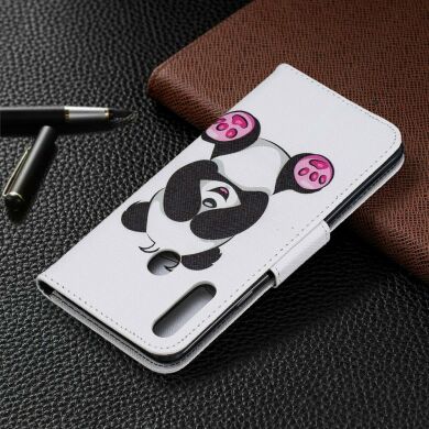 Чехол-книжка Deexe Color Wallet для Samsung Galaxy A20s (A207) - Cute Panda