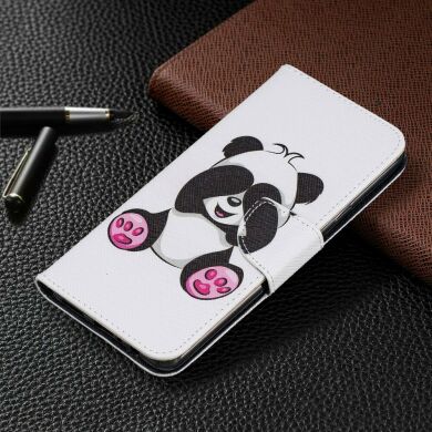 Чехол-книжка Deexe Color Wallet для Samsung Galaxy A20s (A207) - Cute Panda