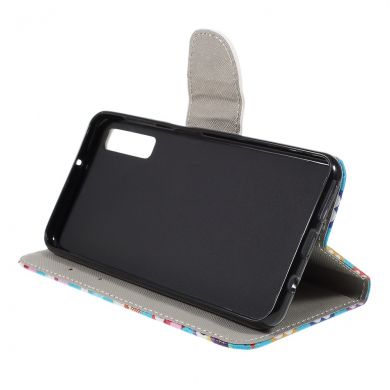 Чехол-книжка Deexe Color Wallet для Samsung Galaxy A7 2018 (A750) - Multiple Owls