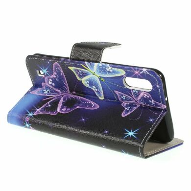 Чехол-книжка Deexe Color Wallet для Samsung Galaxy M10 (M105) - Beautiful Butterfly