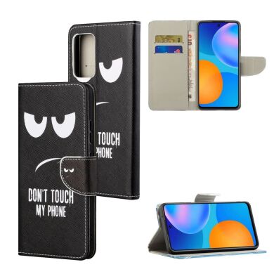 Чехол-книжка Deexe Color Wallet для Samsung Galaxy M52 (M526) - Don't Touch My Phone