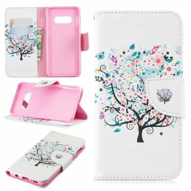 Чохол-книжка Deexe Color Wallet для Samsung Galaxy S10e (G970) - Flowered Tree