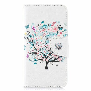 Чехол-книжка Deexe Color Wallet для Samsung Galaxy S10e (G970) - Flowered Tree