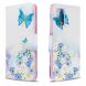 Чохол-книжка Deexe Color Wallet для Samsung Galaxy S20 Plus (G985) - Butterfly and Flowers