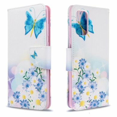 Чохол-книжка Deexe Color Wallet для Samsung Galaxy S20 Plus (G985) - Butterfly and Flowers