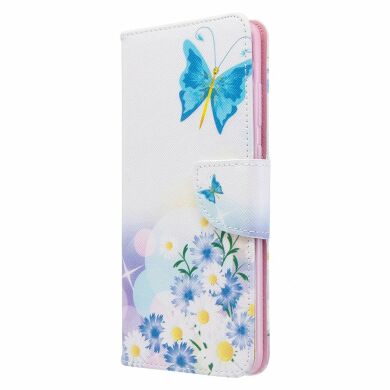 Чохол-книжка Deexe Color Wallet для Samsung Galaxy S20 Plus (G985) - Butterfly and Flowers