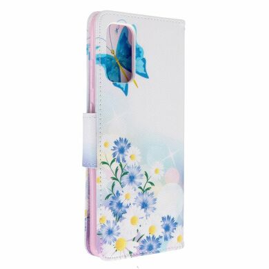 Чехол-книжка Deexe Color Wallet для Samsung Galaxy S20 Plus (G985) - Butterfly and Flowers