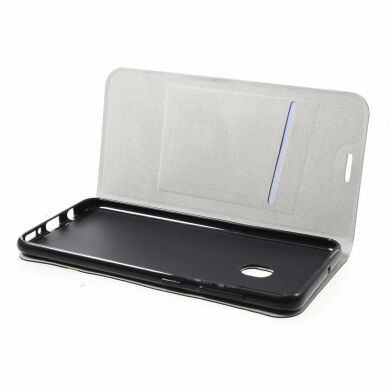 Чехол-книжка Deexe Lines Texture для Samsung Galaxy A20 (A205) / A30 (A305) - Black