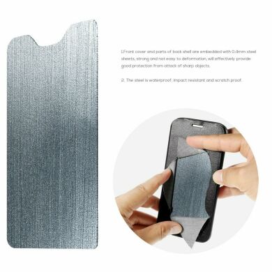 Чехол-книжка Deexe Lines Texture для Samsung Galaxy A20 (A205) / A30 (A305) - Grey