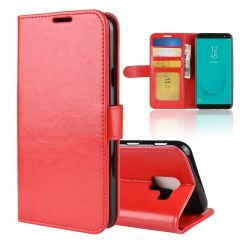 Чехол-книжка Deexe Wallet Style для Samsung Galaxy J6 2018 (J600) - Red