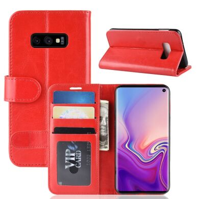 Чохол-книжка Deexe Wallet Style для Samsung Galaxy S10e - Red