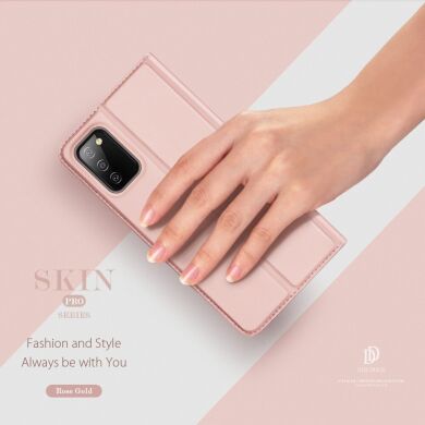 Чехол-книжка DUX DUCIS Skin Pro для Samsung Galaxy A03s (A037) - Pink