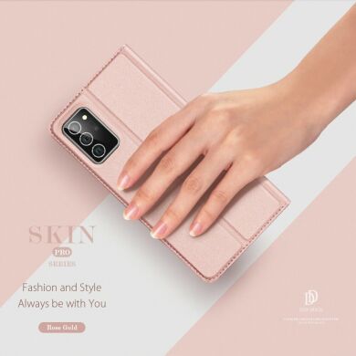 Чехол-книжка DUX DUCIS Skin Pro для Samsung Galaxy Note 20 (N980) - Rose Gold