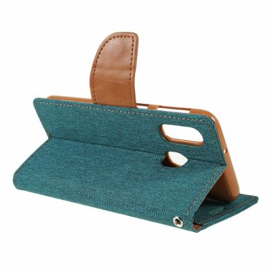 Чохол-книжка MERCURY Canvas Diary для Samsung Galaxy A40 (А405) - Green
