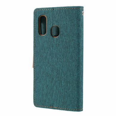 Чохол-книжка MERCURY Canvas Diary для Samsung Galaxy A40 (А405) - Green