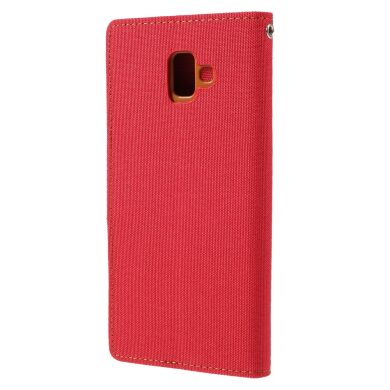Чехол-книжка MERCURY Canvas Diary для Samsung Galaxy J6+ (J610) - Red