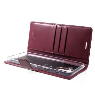 Чехол-книжка MERCURY Classic Wallet для Samsung Galaxy A6+ 2018 (A605) - Wine Red