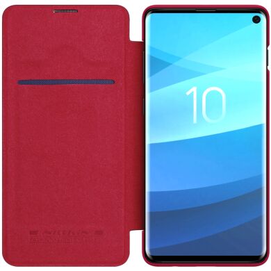 Чохол-книжка NILLKIN Qin Series для Samsung Galaxy S10, Red