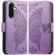Чохол UniCase Butterfly Pattern для Samsung Galaxy A27 (A276) - Light Purple