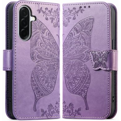 Чохол UniCase Butterfly Pattern для Samsung Galaxy A27 (A276) - Light Purple