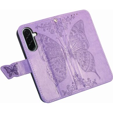 Чохол UniCase Butterfly Pattern для Samsung Galaxy A27 (A276) - Light Purple