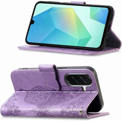 Чохол UniCase Butterfly Pattern для Samsung Galaxy A27 (A276) - Light Purple
