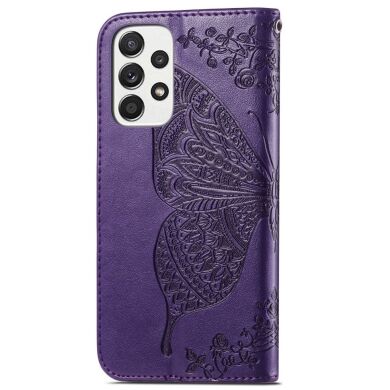 Чохол UniCase Butterfly Pattern для Samsung Galaxy A53 (A536) - Purple